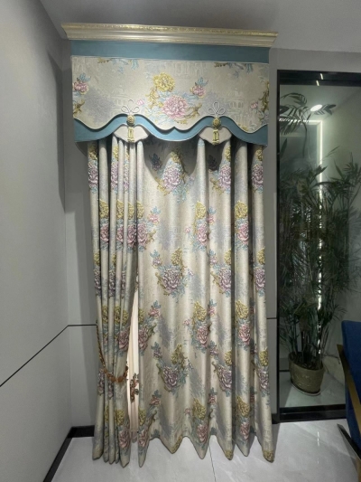 8D浮雕窗帘